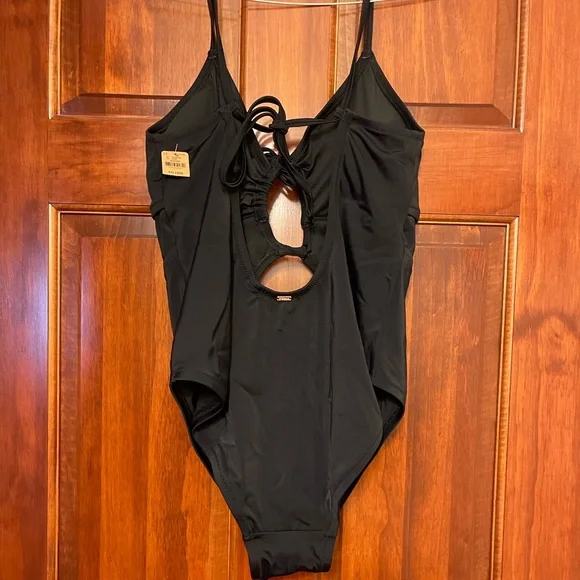 PINK Victoria's Secret Black One Piece Swimwear - Picture 10 of 12